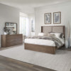 South Bend Queen Shelter Bed, Dresser & Mirror image