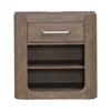 Liberty South Bend Open Nightstand w/ Charging Station in Burnished Clay image