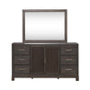 Modern Edge Dresser & Mirror