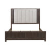 Liberty Furniture Modern Edge King Upholstered Bed in Caffe image