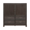 Modern Edge Dressing Chest in Caffe