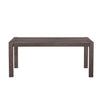 Modern Edge Rectangular Leg Table