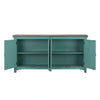 Kensington 4 Door Accent Cabinet in Turquoise image
