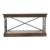 Tribeca Rectangular Sofa Table in Cordovian Brown