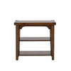 Aspen Skies Chair Side Table in Russet Brown image
