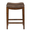 Aspen Skies Uph Barstool in Russet Brown