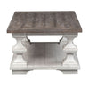 Liberty Sedona Cocktail Table in Heavy Distressed White