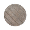 Sedona Round End Table in Heavy Distressed White image