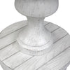 Sedona Round End Table in Heavy Distressed White image