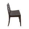 Paradise Valley Ladder Back Bench in Saddle Brown image