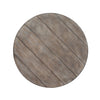 Sedona Round End Table in Heavy Distressed White image