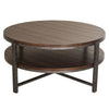 Liberty Breckinridge Round Cocktail Table in Mahogany