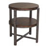 Liberty Breckinridge Round End Table in Mahogany