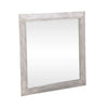 River Place Mirror in Riverstone White and Tobacco image