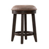 Paradise Valley Upholstered Console Stool (RTA) in Saddle Brown image