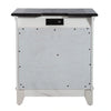 Allyson Park 2 Drawer Nightstand with Charging Station in White image