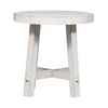 Modern Farmhouse Splay Leg Round End Table image