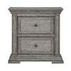 Big Valley 2 Drawer Night Stand w/ Charging Station