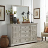 Liberty Furniture Big Valley 2 Door with 6 Drawer Dresser in Whitestone