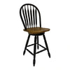 Carolina Crossing Windsor Swivel Counter Chair - Black image