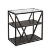 Arista Chair Side Table in Cobblestone Brown image