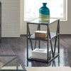 Liberty Furniture Arista Chair Side Table in Cobblestone Brown