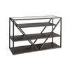 Arista Sofa Table in Cobblestone Brown
