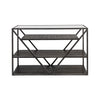 Arista Sofa Table in Cobblestone Brown
