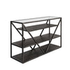 Arista Sofa Table in Cobblestone Brown
