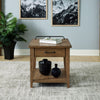 Liberty Furniture Pinebrook Ridge End Table in Weathered Toffee image