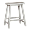 Creations 24 Inch Sawhorse Counter Stool - White image