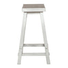 Creations 24 Inch Sawhorse Counter Stool - White image