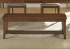 Liberty Furniture Hearthstone Bench in Rustic Oak