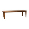 Hearthstone Rectangular Leg Table in Rustic Oak Finish