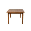 Hearthstone Rectangular Leg Table in Rustic Oak Finish