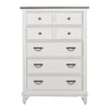 Allyson Park Panel Bed, Dresser & Mirror, Chest image