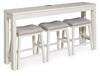 Robbinsdale Counter Height Dining Table and 3 Barstools Set