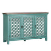 Kensington 3 Door Accent Cabinet in Turquoise image