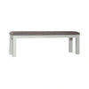 Brook Bay Uph Dining Bench in Textured White image