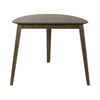 Space Saver Triangle Table in Satin Walnut image