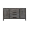 Modern Farmhouse Credenza in Dusty Charcoal
