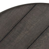 Modern Farmhouse Splay Leg Round Cocktail Table in Dusty Charcoal