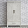 Liberty Modern Farmhouse Armoire in White