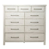 Liberty Furniture Modern Farmhouse 11 Drawer Chesser in Flea Market White image