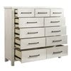 Liberty Furniture Modern Farmhouse 11 Drawer Chesser in Flea Market White