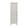 Modern Farmhouse 5 Drawer Chest in White