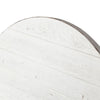 Modern Farmhouse Splay Leg Round Cocktail in Flea Market White