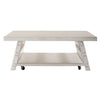 Modern Farmhouse Oversized Square Cocktail Table
