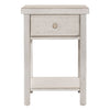 Modern Farmhouse Drawer Chair Side Table