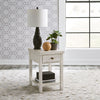 Modern Farmhouse Drawer Chair Side Table image